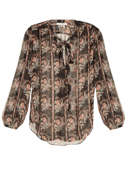 Siandra printed silk-georgette blouse | Isabel Marant Étoile ...