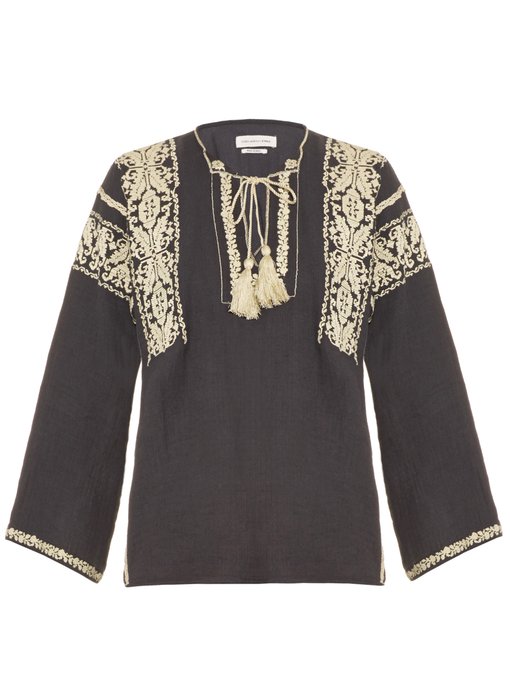 Vince embroidered cotton top | Isabel Marant Étoile | MATCHESFASHION.COM UK