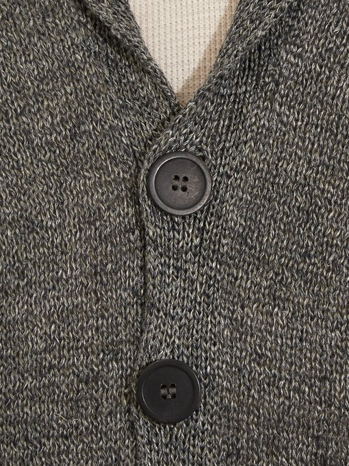 Stone linen-knit pub jacket | Inis Meáin | MATCHESFASHION UK