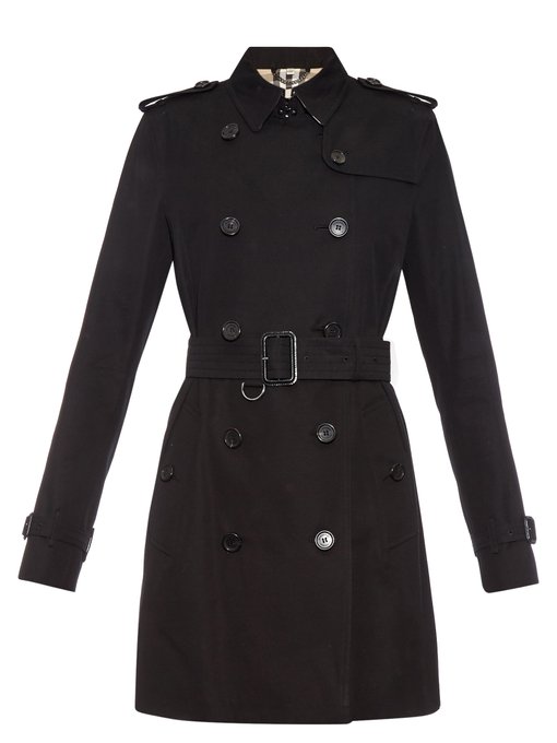 Kensington mid-length gabardine trench coat | Burberry London ...