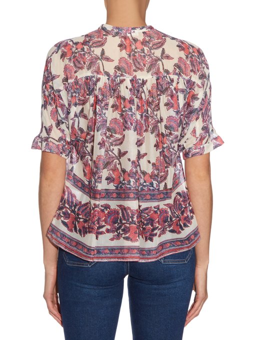 Floral-print silk-blend top | Masscob | MATCHESFASHION US