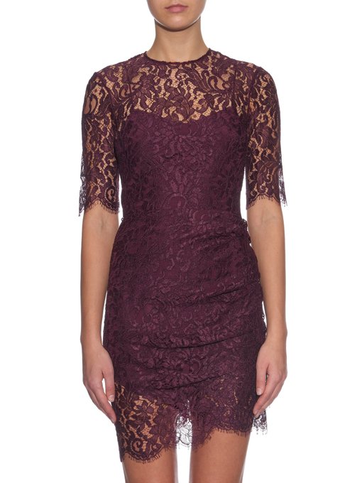 Ruched floral-lace dress | Raey | MATCHESFASHION UK