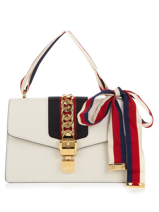 Sylvie buckle leather shoulder bag | Gucci | MATCHESFASHION.COM US