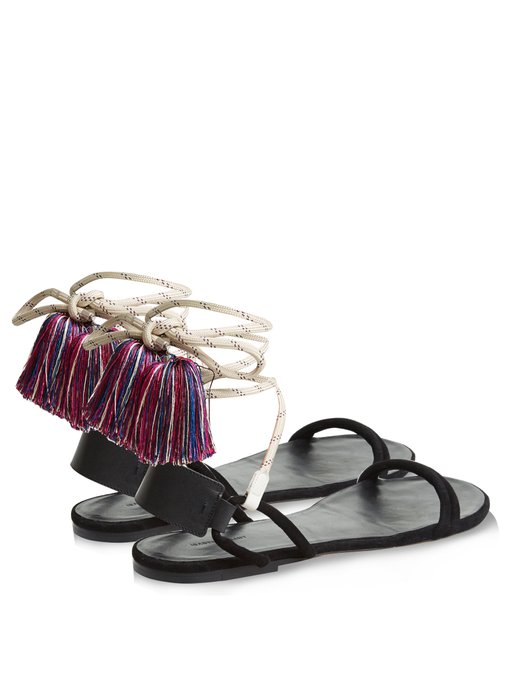 Astrid tassel wraparound rope sandals | Isabel Marant | MATCHESFASHION US