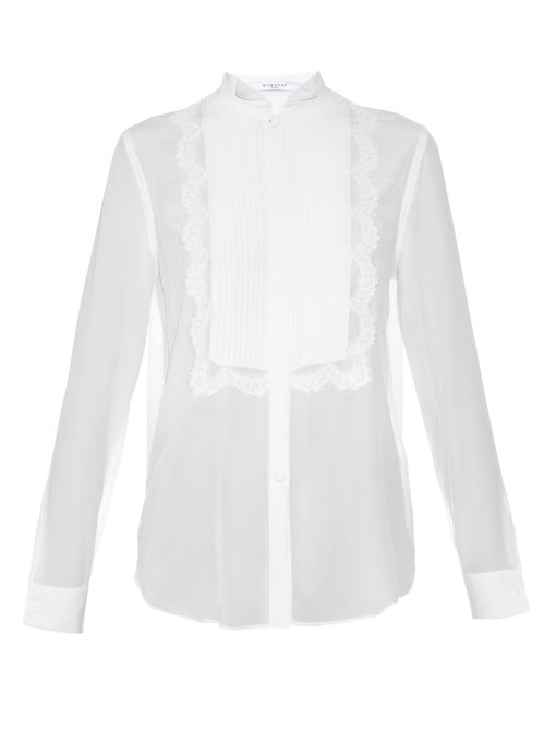 Embroidered silk blouse | Givenchy | MATCHESFASHION UK