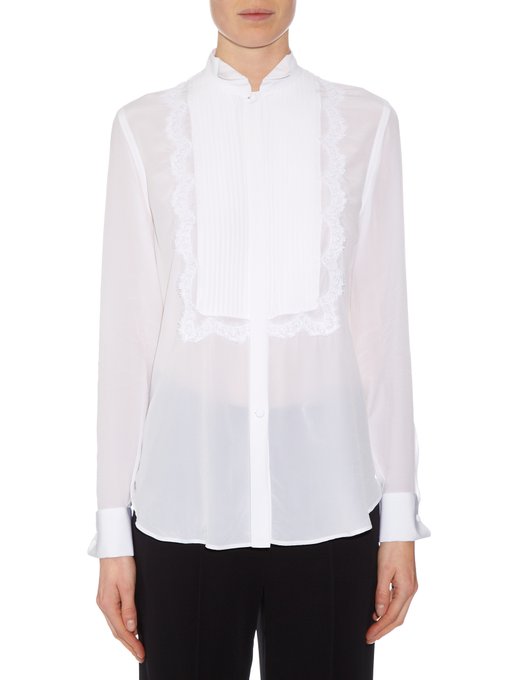 Embroidered silk blouse | Givenchy | MATCHESFASHION.COM UK