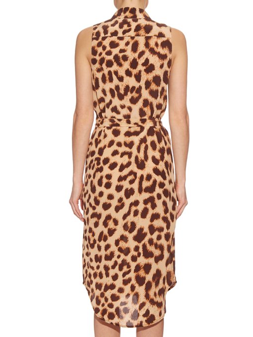 Leopard-print silk dress | Equipment | MATCHESFASHION US