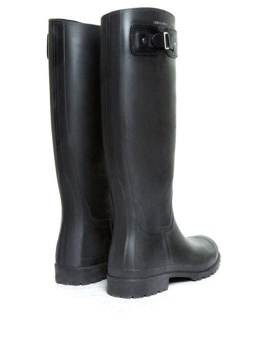 Logo-embossed rubber rain boots | Saint 