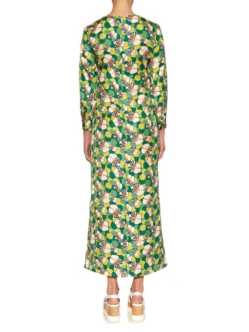Ninfea long-sleeved silk maxi dress | La DoubleJ | MATCHESFASHION US