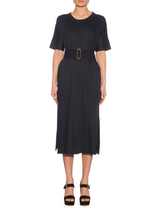 Belted cotton-jersey dress | Lemaire | MATCHESFASHION.COM UK