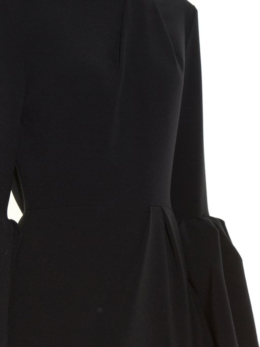 Margot bell-sleeve crepe dress | Roksanda | MATCHESFASHION AU
