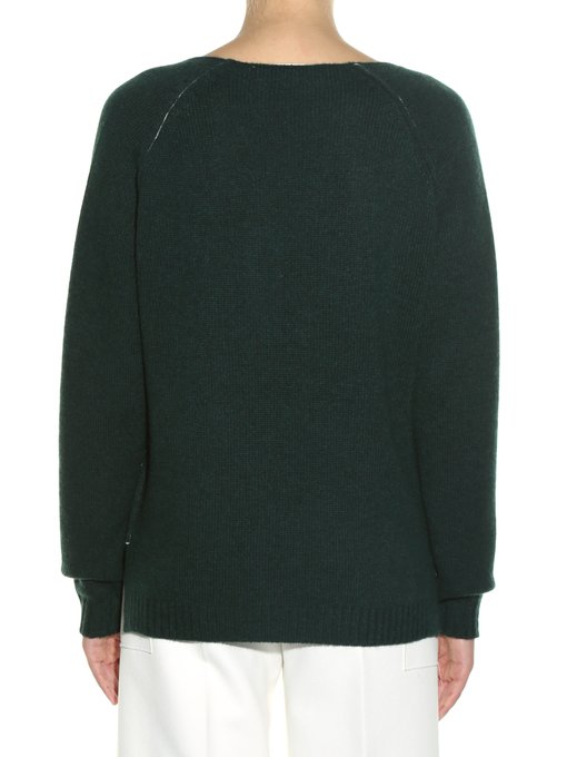 Contrasting-stitch cashmere sweater | Marni | MATCHESFASHION UK