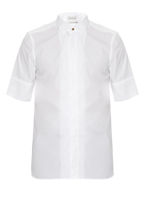 Short-sleeved cotton-poplin shirt | Paul Smith | MATCHESFASHION.COM UK