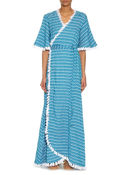 Cristina cotton maxi wrap dress | Dodo Bar Or Kids | MATCHESFASHION US