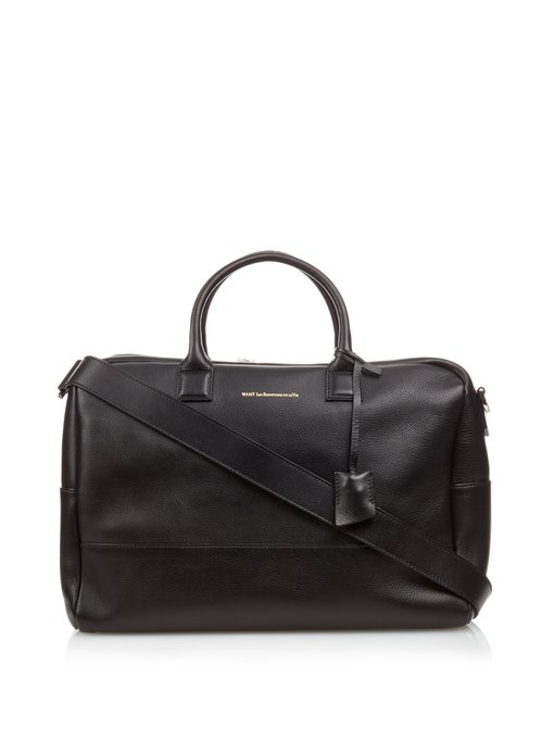 Douglas leather holdall bag | Want Les Essentiels de la Vie ...