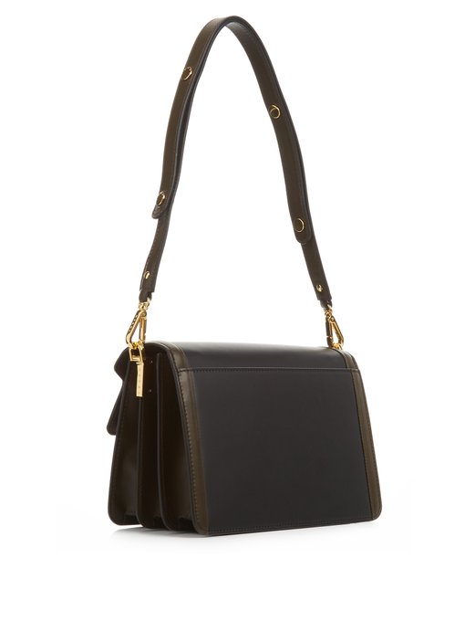 Trunk medium bi-colour leather shoulder bag | Marni | MATCHESFASHION UK
