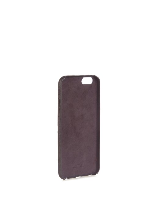 F mink-fur and leather iPhone® 6 case展示图