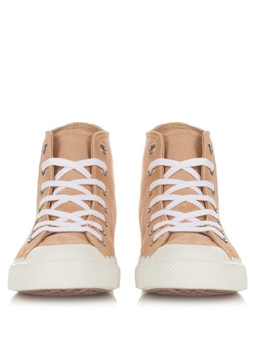Kyle high-top suede trainers | Chloé | MATCHESFASHION UK