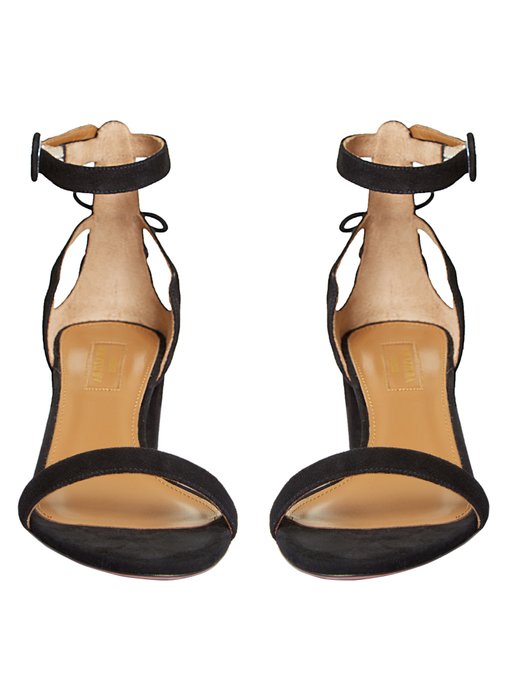 Pixie tassel-back suede sandals | Aquazzura | MATCHESFASHION UK