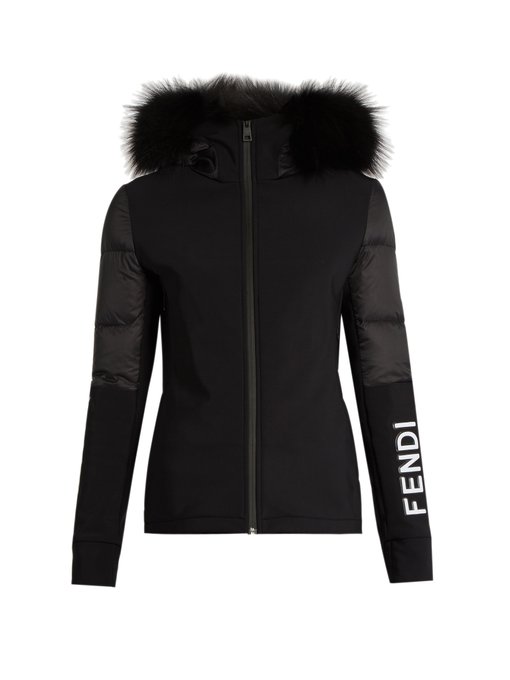 Fur-trim performance jacket | Fendi | MATCHESFASHION UK