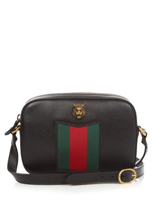 Animalier grained-leather cross-body bag | Gucci | MATCHESFASHION UK