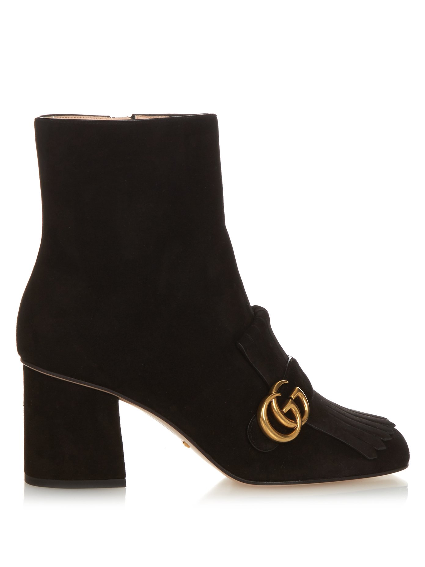 gucci marmont suede boots