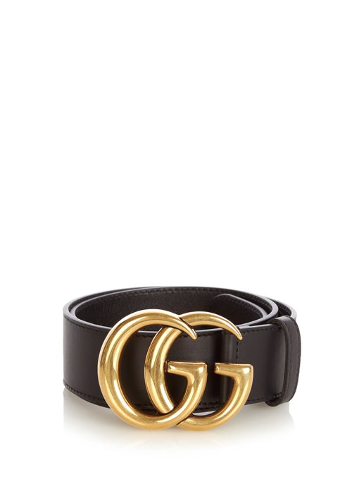 GG-logo leather 4cm belt | Gucci | MATCHESFASHION UK