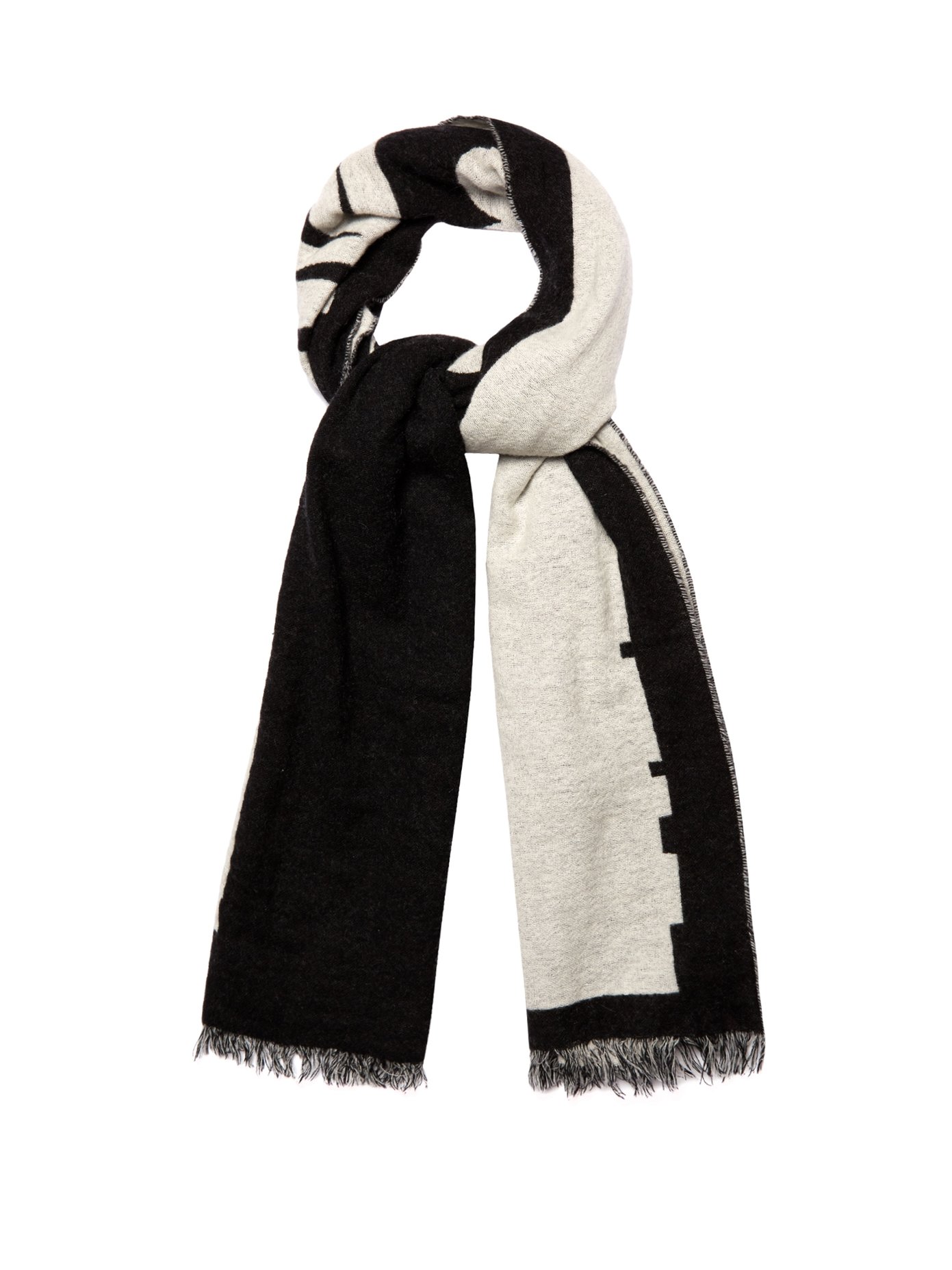 Logo wool-blend scarf | McQ Alexander 