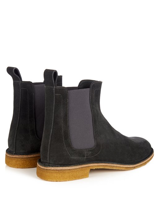 bottega veneta suede chelsea boots