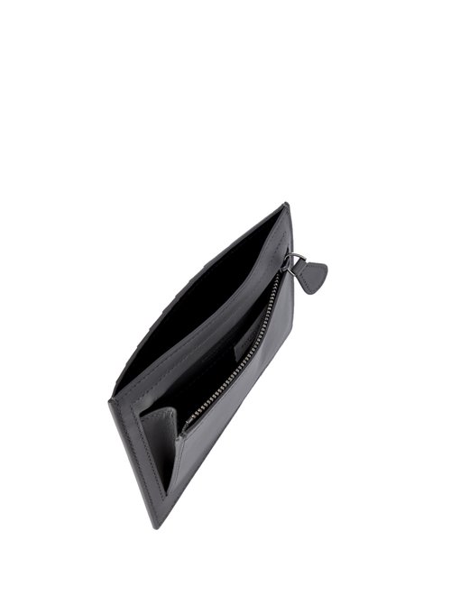 Intrecciato leather zip-pocket cardholder | Bottega Veneta ...