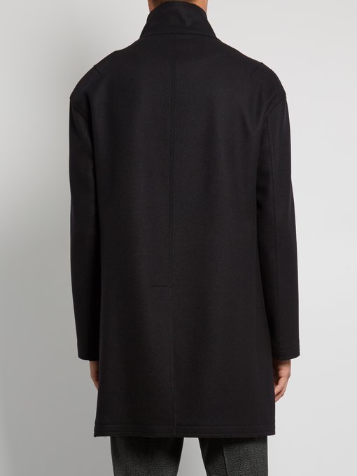 Wool-blend overcoat | Giorgio Armani | MATCHESFASHION.COM US