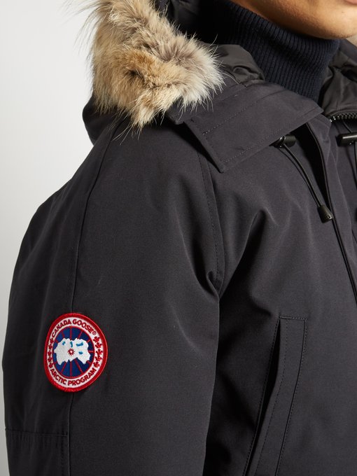 Chilliwack fur-trimmed down bomber jacket | Canada Goose ...
