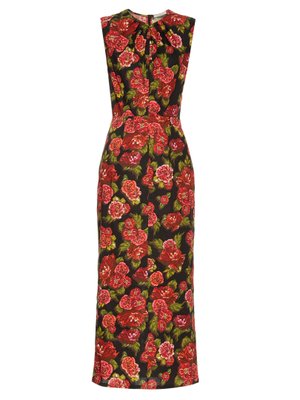 Carrie floral-print midi dress | Emilia Wickstead | MATCHESFASHION UK
