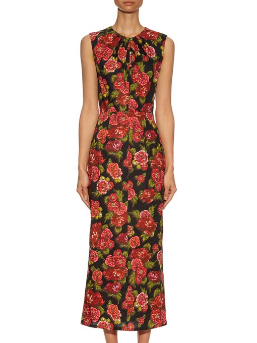 Carrie floral-print midi dress | Emilia Wickstead | MATCHESFASHION UK