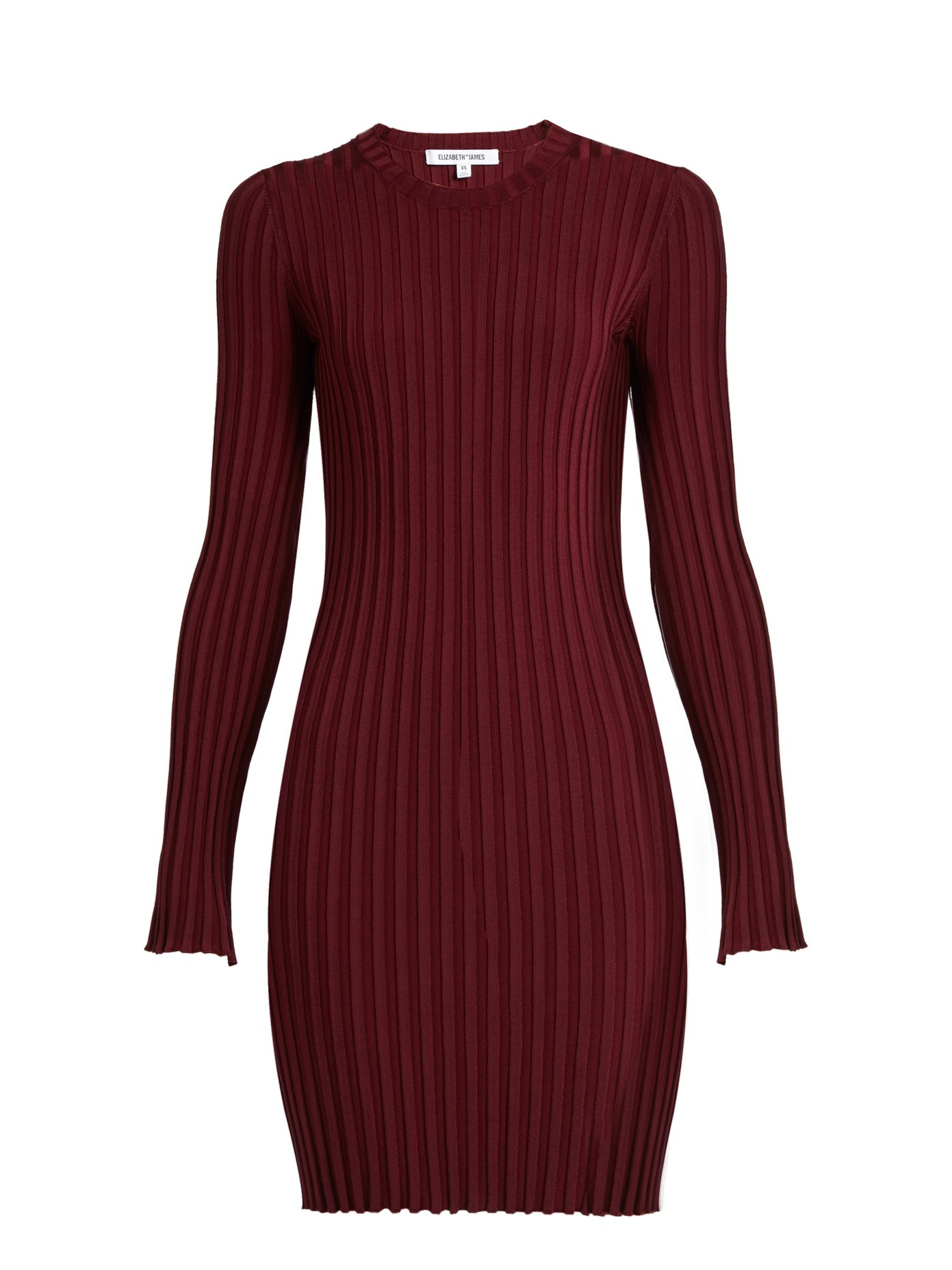 burgundy knitted dress uk
