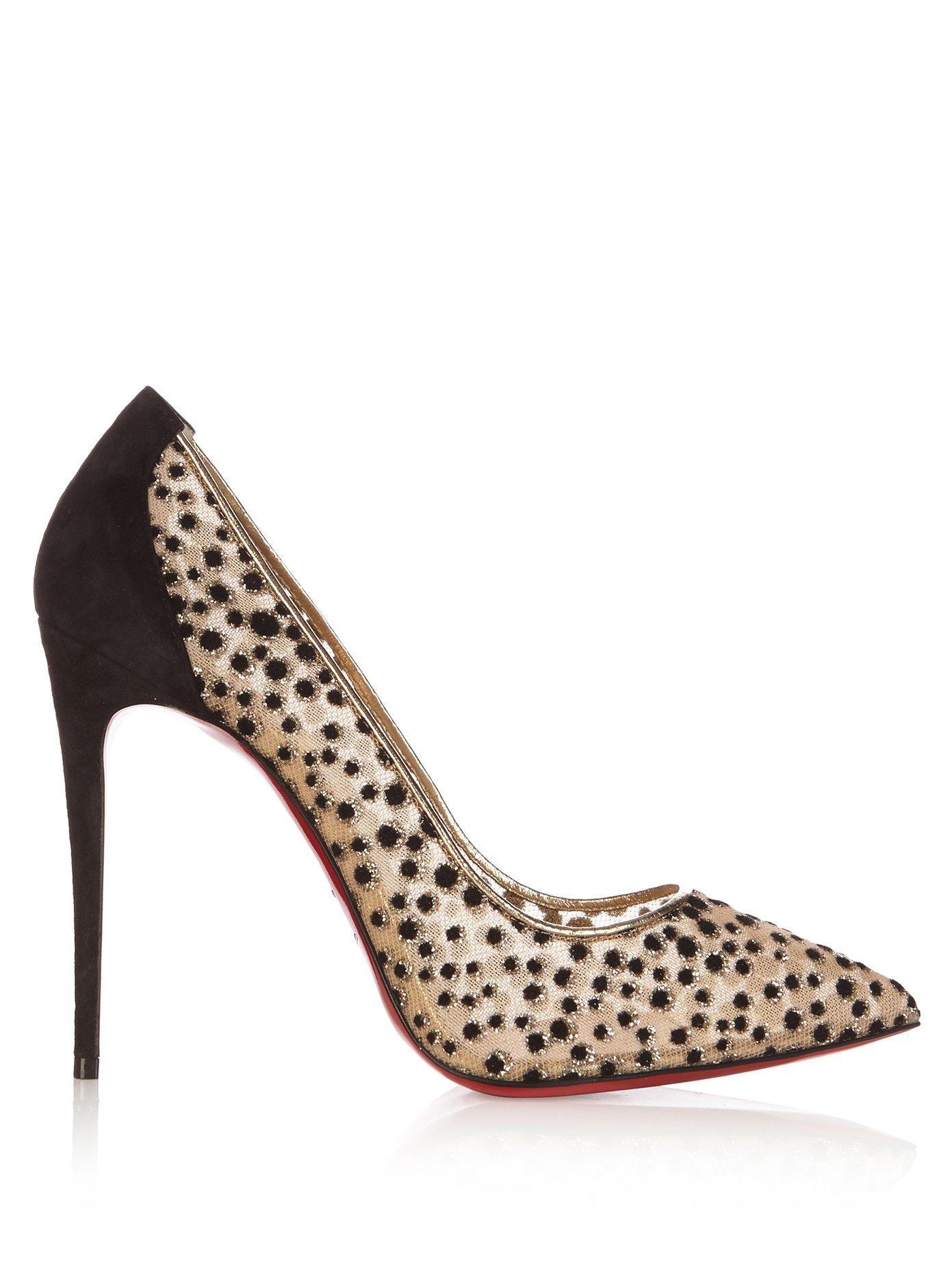 Follies Lace 100mm pumps | Christian 