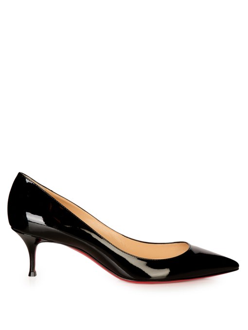 christian louboutin pigalle follies patent leather pumps, fake mens ...