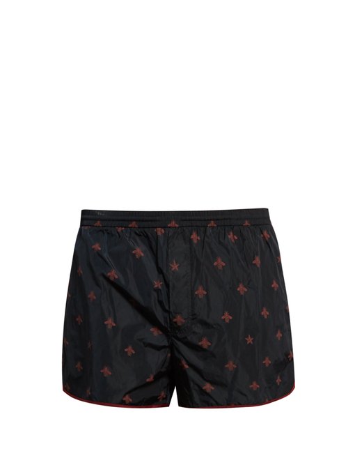 gucci swim shorts bee