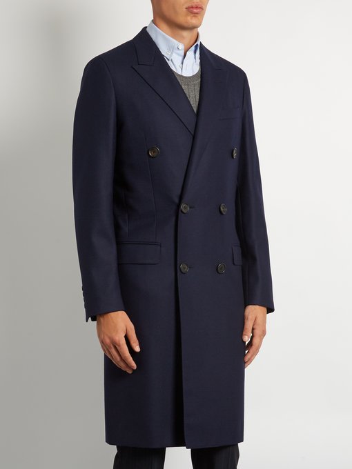 Peak-lapel double-breasted coat | Lanvin | MATCHESFASHION UK