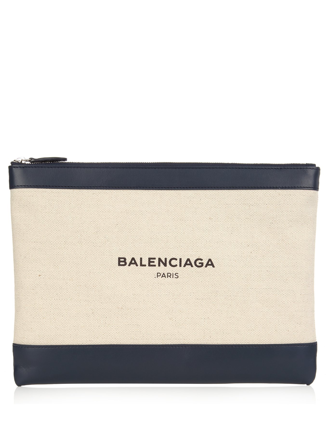 balenciaga navy pouch