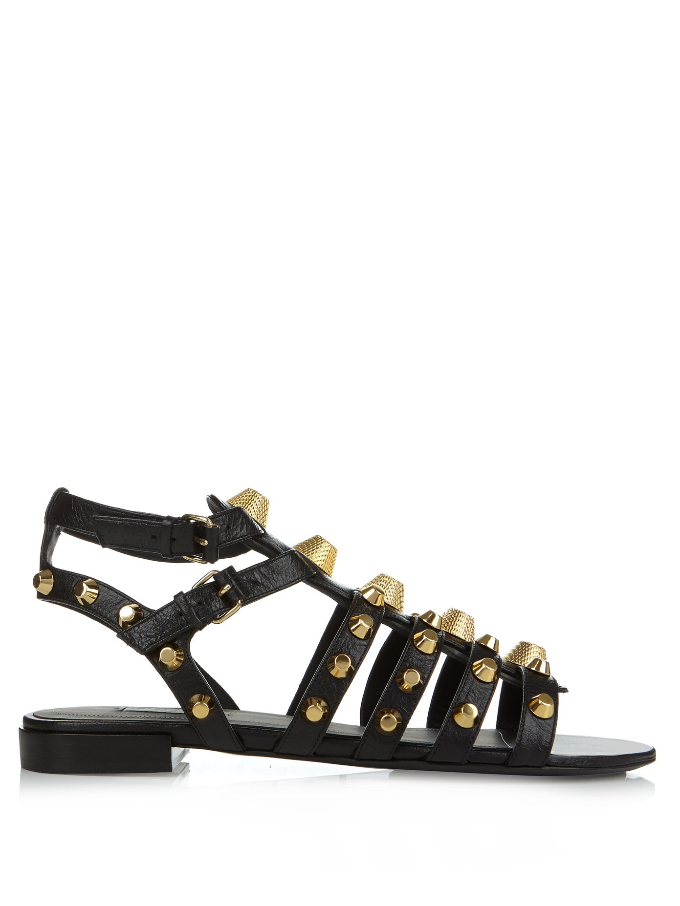 Giant studded leather gladiator sandals 
