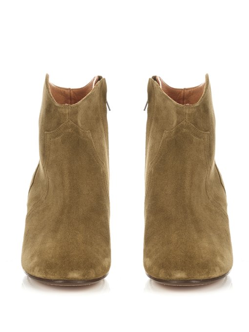 isabel marant dicker suede ankle boots