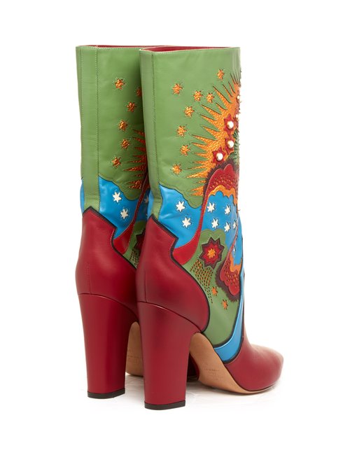 Enchanted Wonderland leather boots | Valentino | MATCHESFASHION US