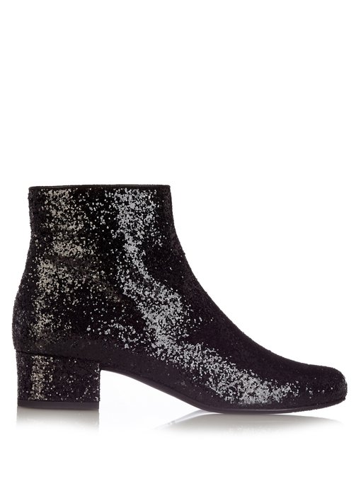 Babies glitter ankle boots | Saint Laurent | MATCHESFASHION US