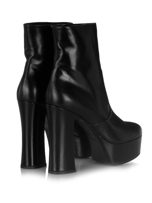 ysl platform boots