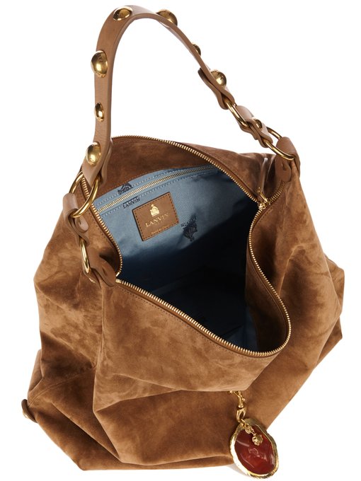 Hobo large suede shoulder bag | Lanvin | MATCHESFASHION.COM US