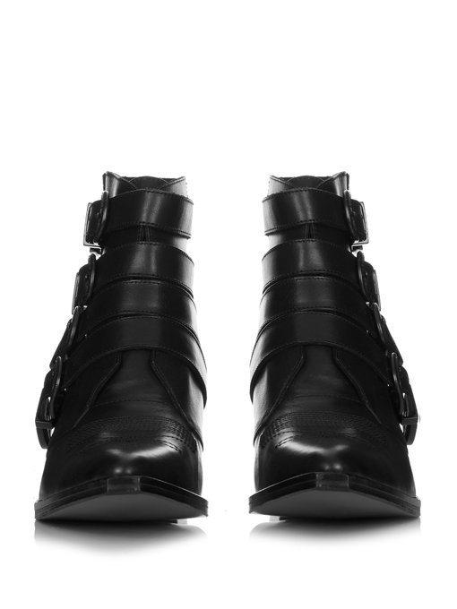 Buckle leather ankle boots | Toga | MATCHESFASHION UK