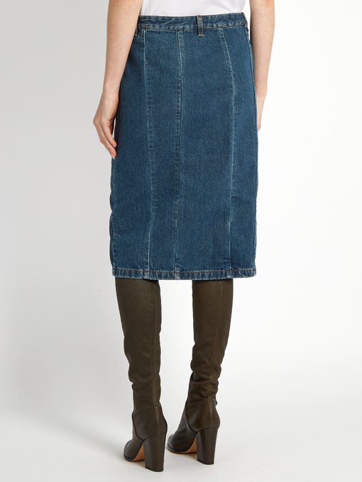 Garea cotton-blend denim skirt | Acne Studios | MATCHESFASHION UK