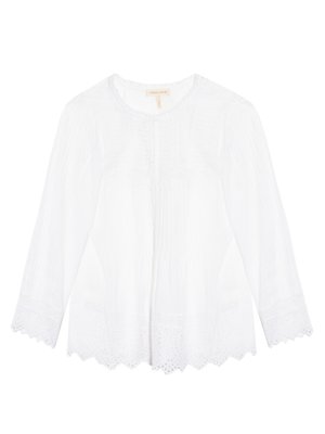 Long-sleeved cotton-voile top | Rebecca Taylor | MATCHESFASHION UK