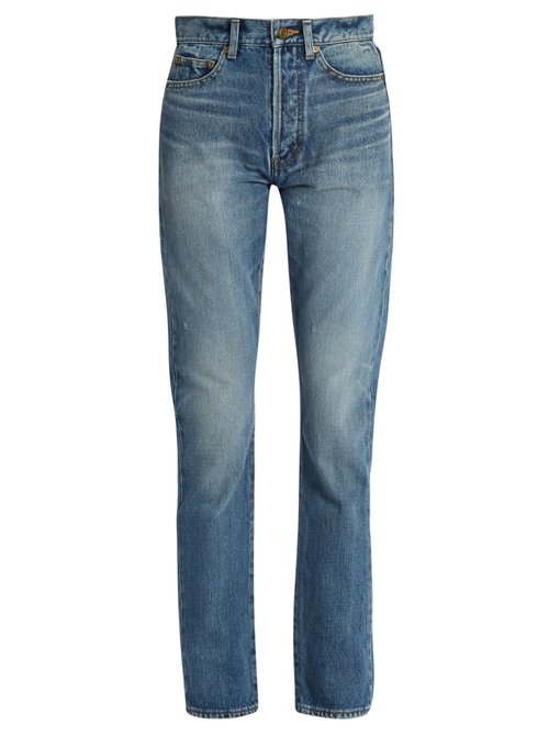 90s high-rise straight-leg jeans | Saint Laurent | MATCHESFASHION US